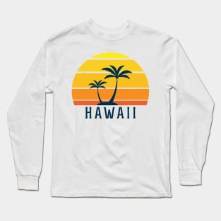 Hawaii Sunset Long Sleeve T-Shirt